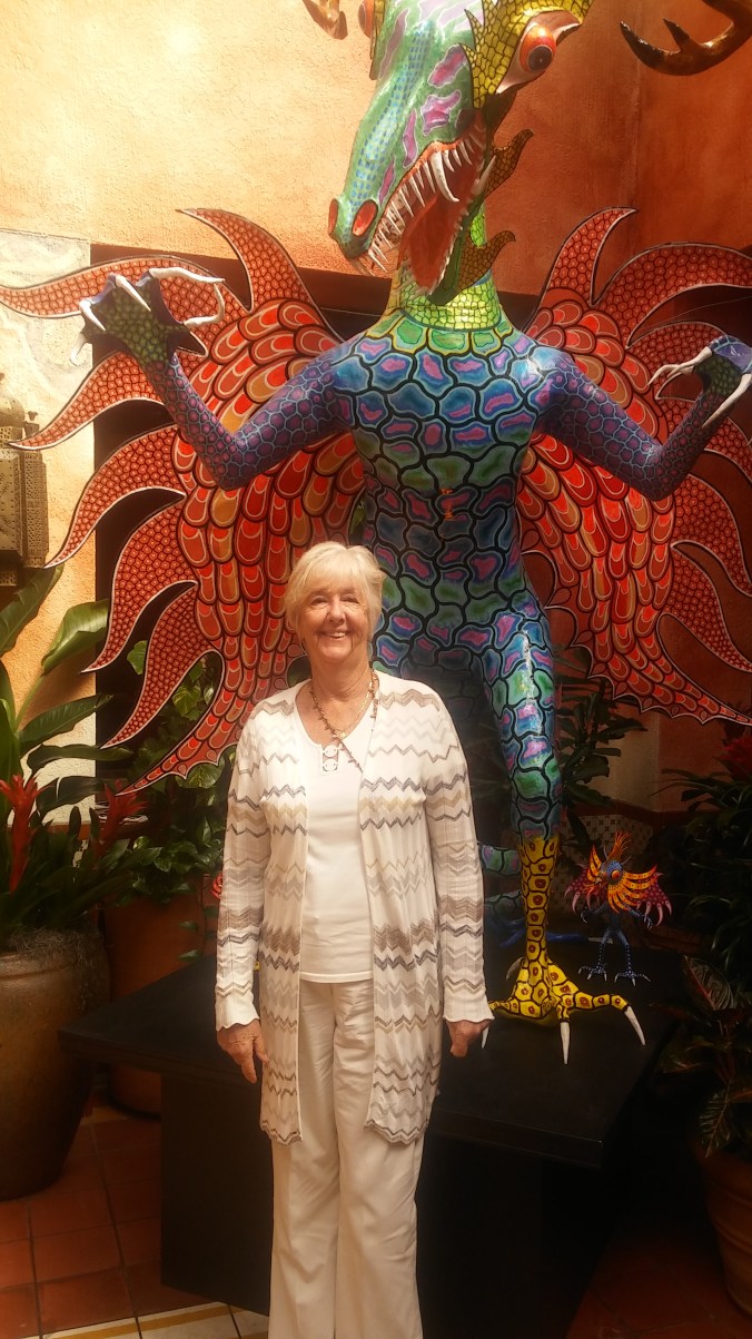 Rhys Bowen at Fonda San Miguel in Austin